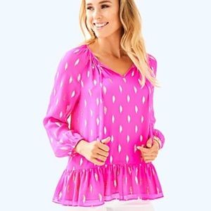 Lilly Pulitzer Tensley silk top